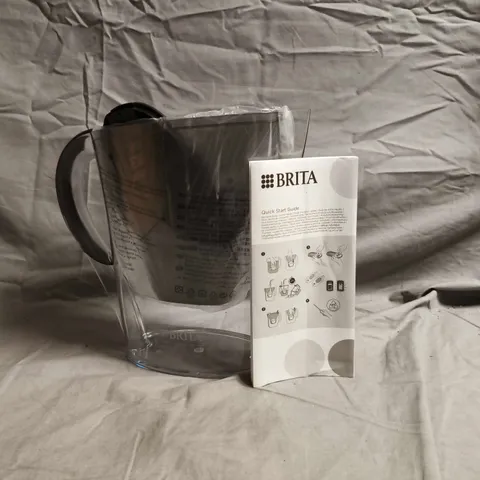 BRITA WATER FILTER PITCHER – CLEAR WITH BLACK HANDLE