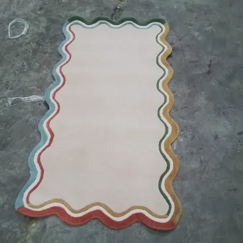 QUALITY DESIGNER AREA RUG - APPROXIMATELY 140X80CM