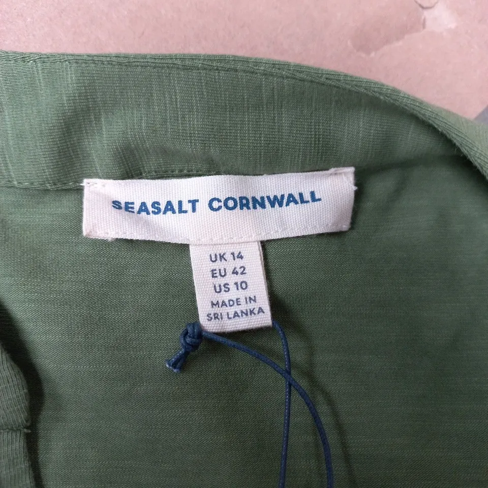 SEASALT CORNWALL GREEN WOMEN'S DRESS – UK 14 (EU 42, US 10)