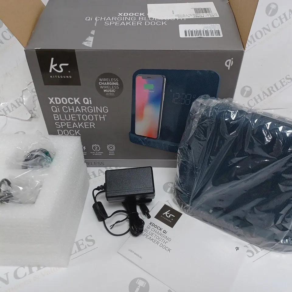 BOXED KITSOUND XDOCK QI CHARGING BLUETOOTH SPEAKER