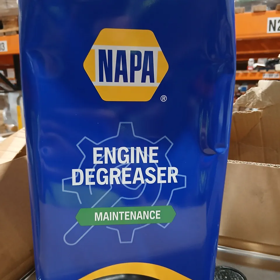 FOUR TUBS OF NAPA ENGINE DEGREASER 5 LITRE