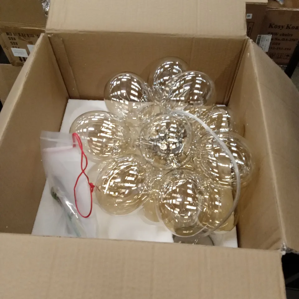 BOXED DESIGNER BUBBLE 3-LIGHT PENDANT