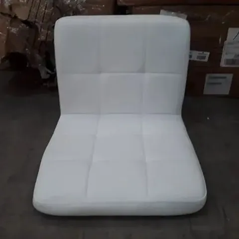 BOXED WHITE BARSTOOL