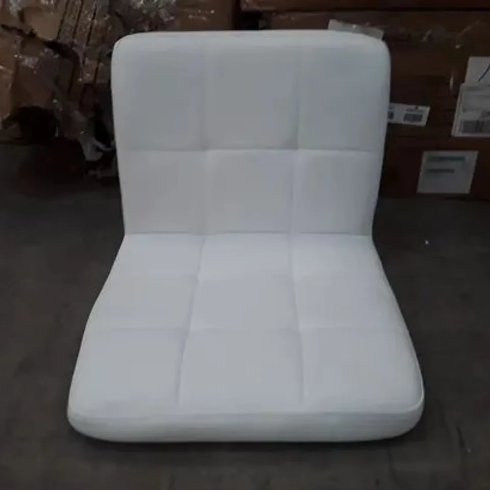 BOXED WHITE BARSTOOL