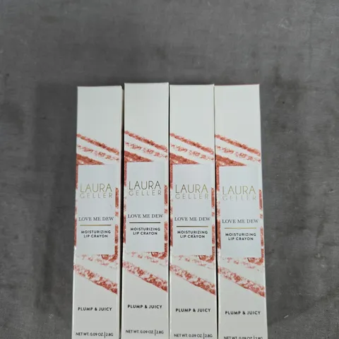 LAURA GELLER LOVE ME DEW MOISTURIZING LIP CRAYON – SET OF 4
