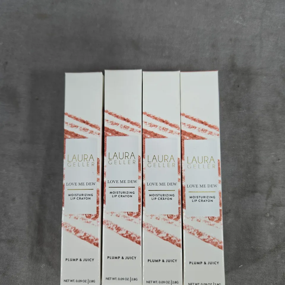 LAURA GELLER LOVE ME DEW MOISTURIZING LIP CRAYON – SET OF 4