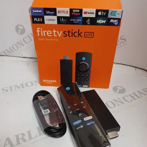 BOXED AMAZON FIRE TV STICK LITE