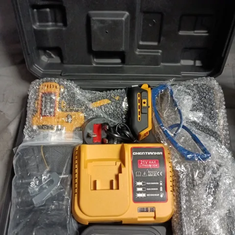 CHENTIANXIA CORDLESS ELECTRIC SCREWDRIVER & CASE 