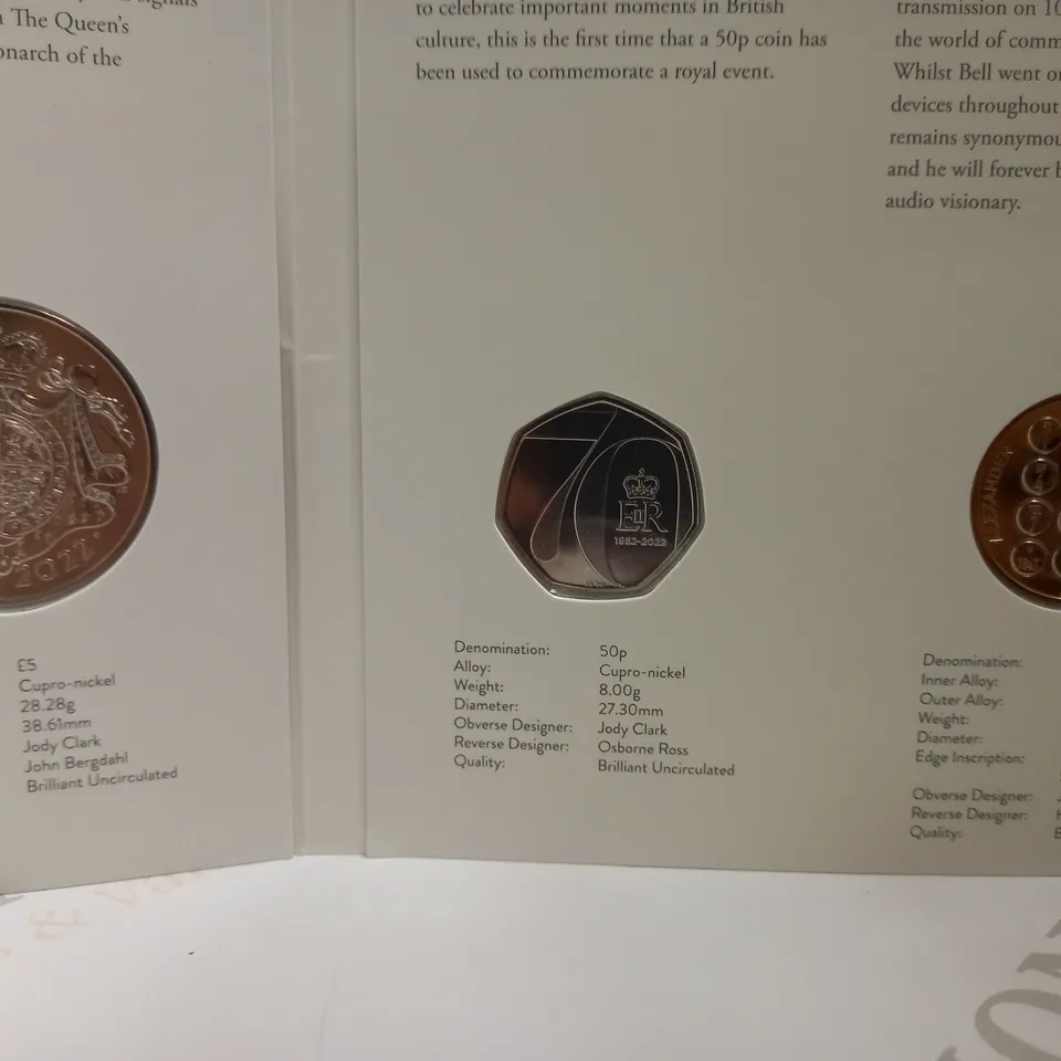 THE ROYAL MINT 2022 UK BRILLIANT UNCIRCULATED ANNUAL COIN COLLECTION - COMPLETE
