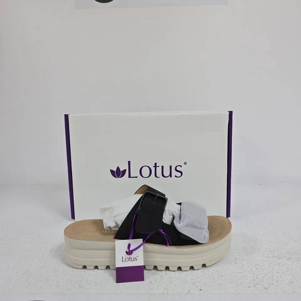 LOTUS VOLOS SANDALS - BLACK, WOMEN'S - EU 37