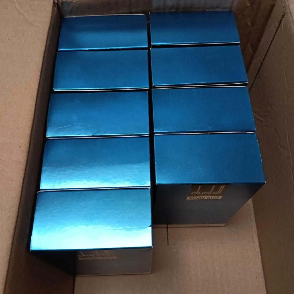 LOT OF 9 DUNHILL DESIRE BLUE 100ML EAU DE TOILETTES