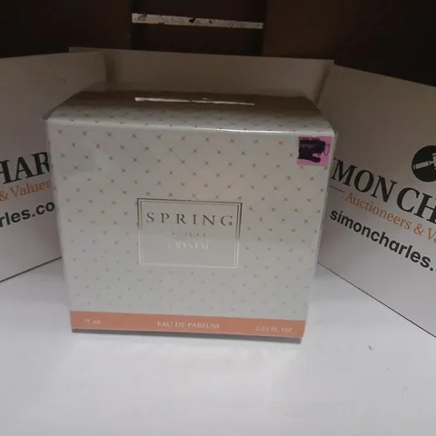 BOXED AND SEALED SPRING VELVET CRYSTAL EAU DE PARFUM 75ML