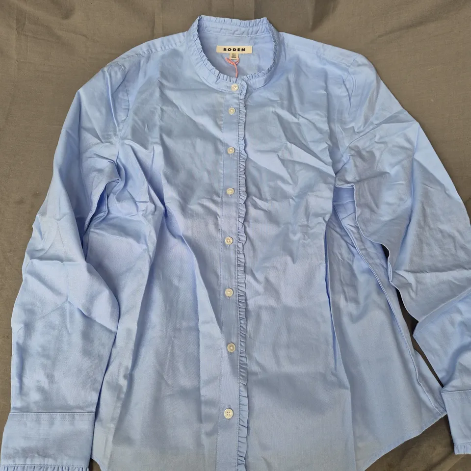 BODEN PHOEBE SHIRT IN BLUE OXFORD - UK 16