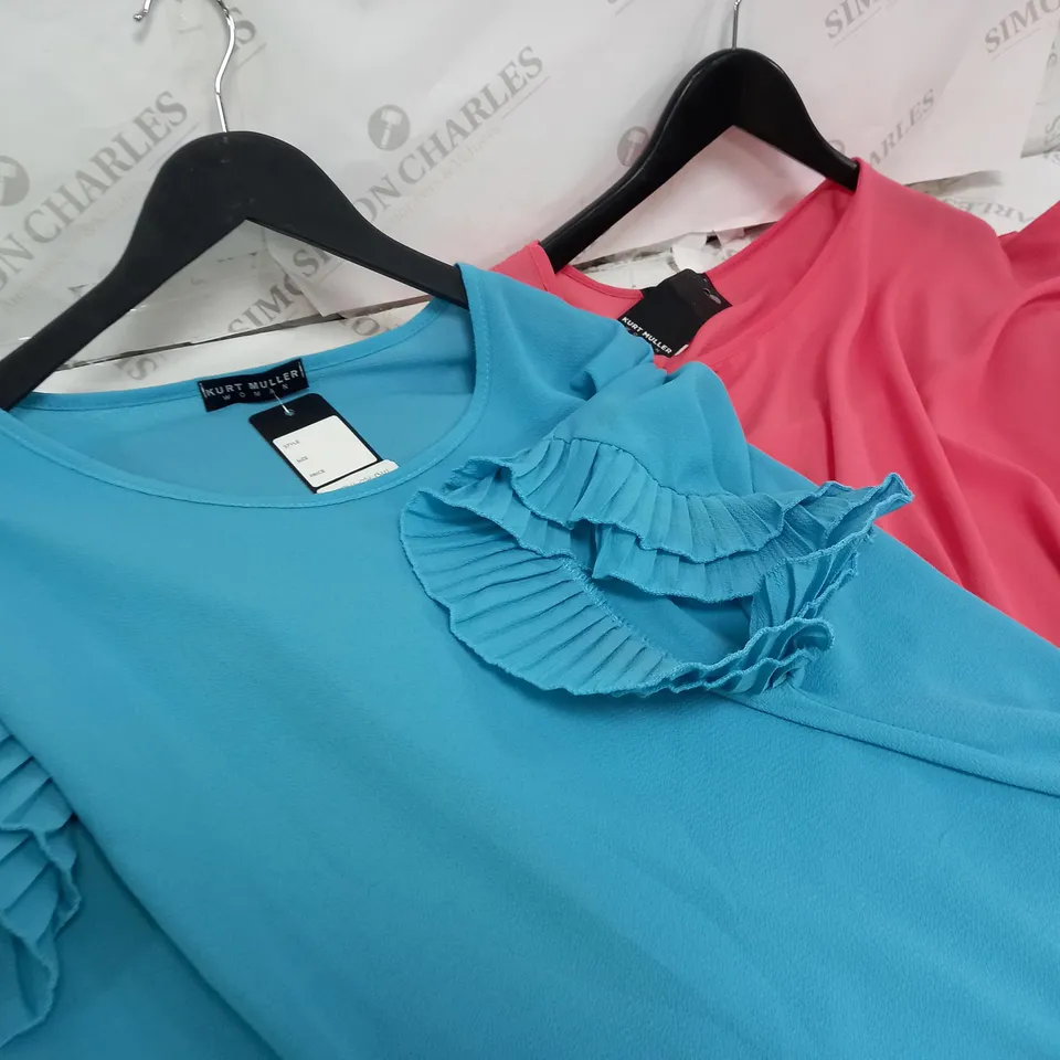 BOX OF APPROXIMATELY 10 CLOTHING ITEMS TO INCLUDE DRESSES, TOPS, SHORTS ETC