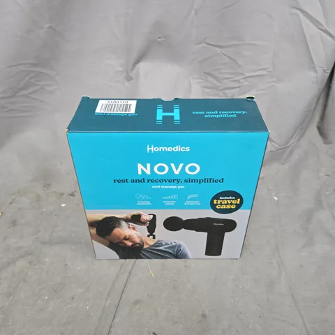 BOXED HOMEDICS NOVO MINI MASSAGE GUN