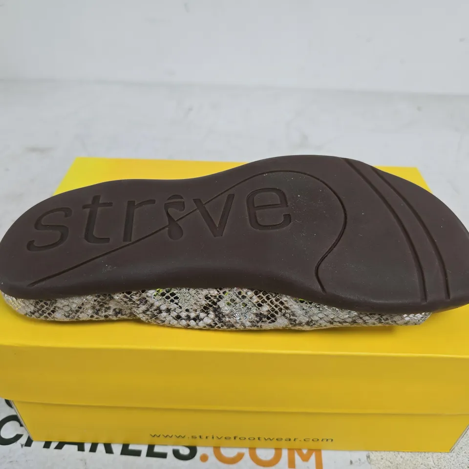 STRIVE LARGO SNAKE GLAMOUR UK 6 BOXED