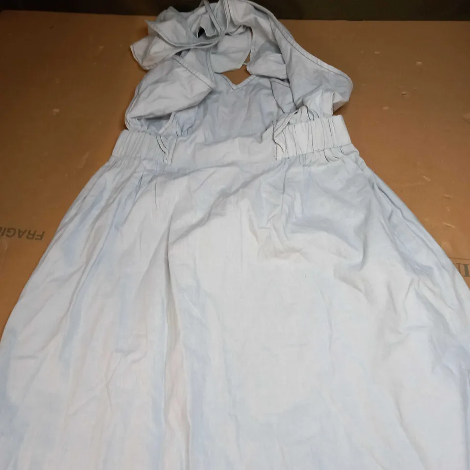 RUFFLE DETAIL MIDI DRESS SIZE 14