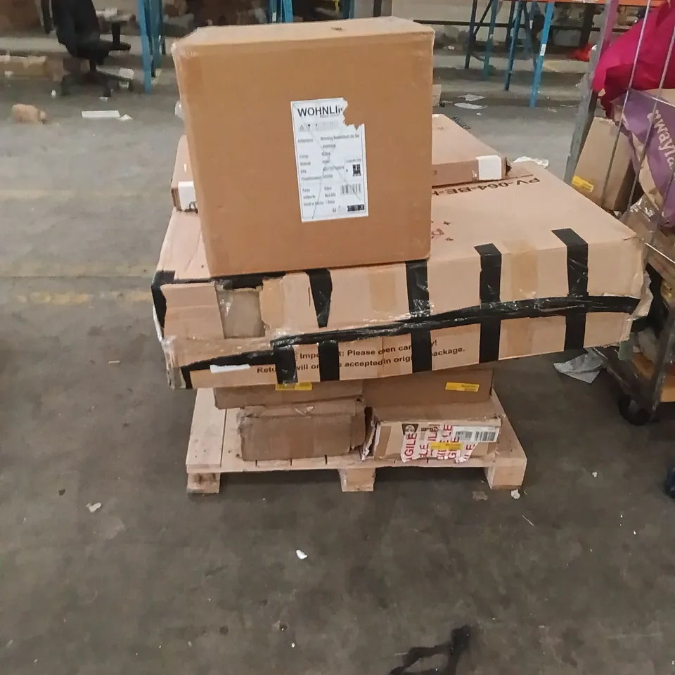 PALLET OF ASSORTED FURNITURE ITEMS
