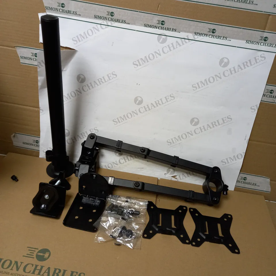 ERGEAR DUAL MONITOR STAND FOR 13 TO 32 INCH, HEAVY DUTY, EGCM1