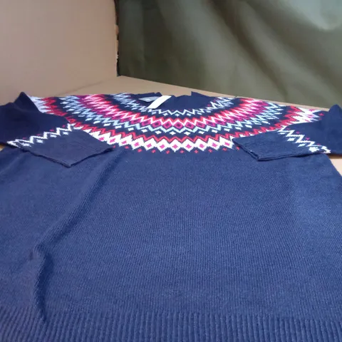 GEORGE SOFT KNIT NAVY JUMPER - SIZE 20/22
