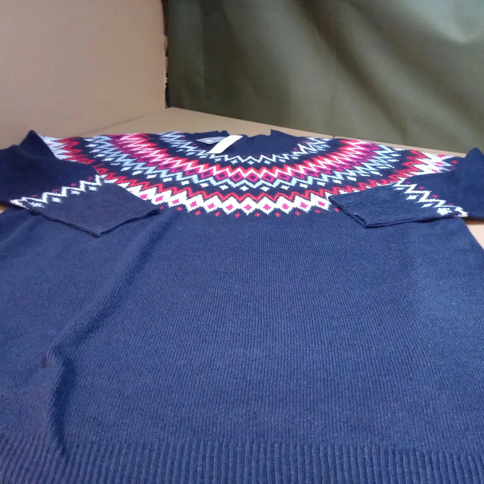GEORGE SOFT KNIT NAVY JUMPER - SIZE 20/22