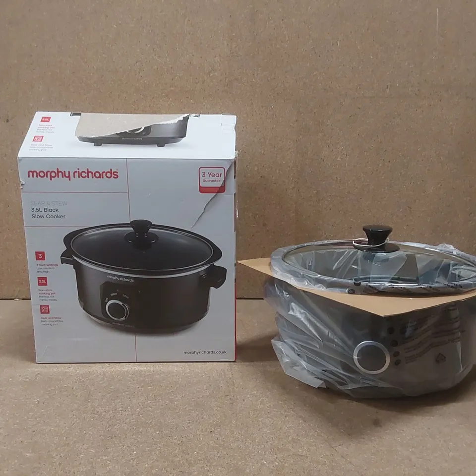 BOXED MORPHY RICHARDS 460012 3.5L SLOW COOKER 