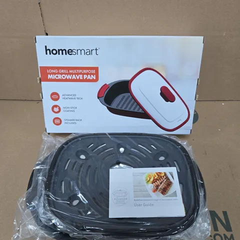 HOMESMART LONG GRILL MULTIPURPOSE MICROWAVE PAN