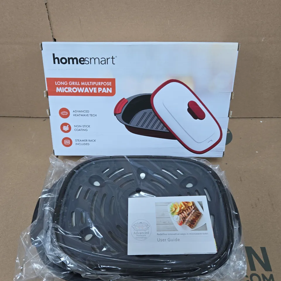 HOMESMART LONG GRILL MULTIPURPOSE MICROWAVE PAN