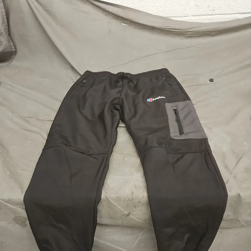 BERGHAUS MOUNTPEAK SMALL BLACK TROUSERS 