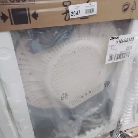 ZANUSSI FREESTANDING 8kg CONDENSER TUMBLE DRYER - WHITE - B RATED Model ZDC82B4SW