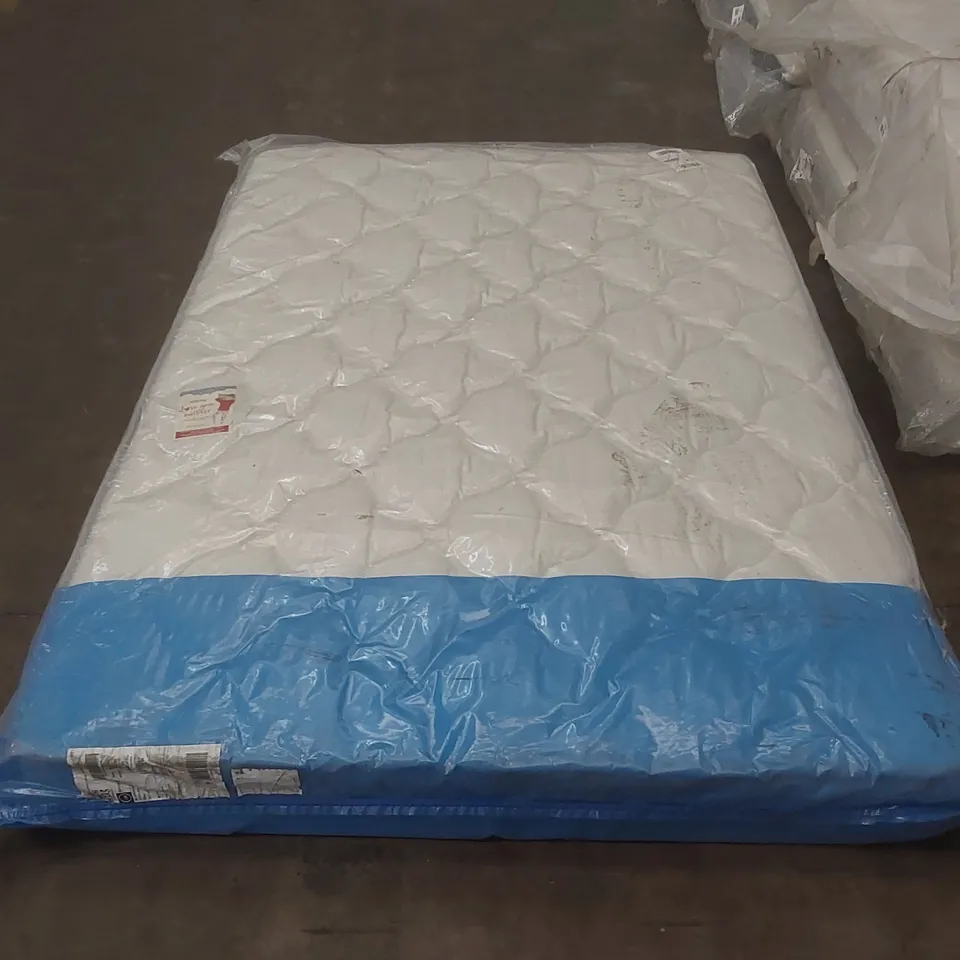 QUALITY BAGGED DOUBLE 135cm AIRSPRUNG LUXURY QUILTED MEDIUM MATTRESS RRP £229