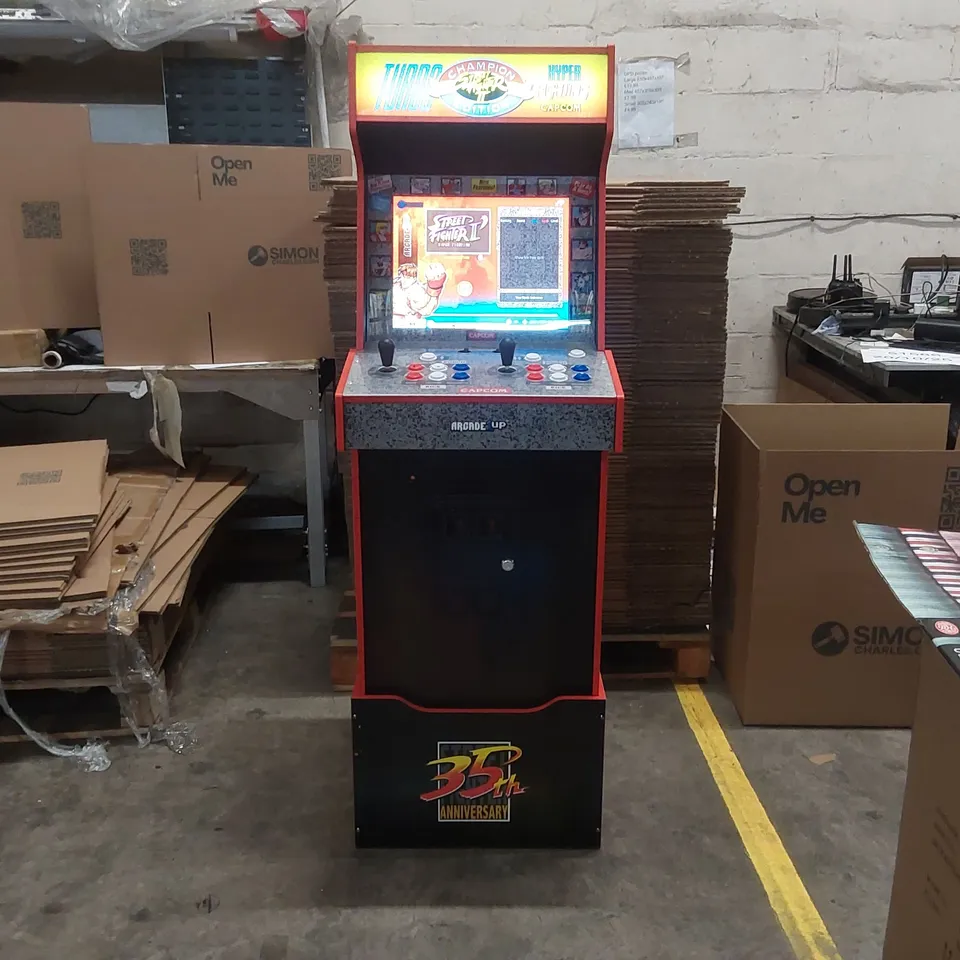 ARCADE1UP CAPCOM TURBO STREET FIGHTER 14-IN-1 WIFI LEGACY ARCADE MACHINE
