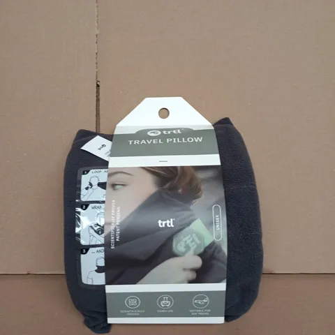 TRTL TRAVEL PILLOW UNISEX GREY