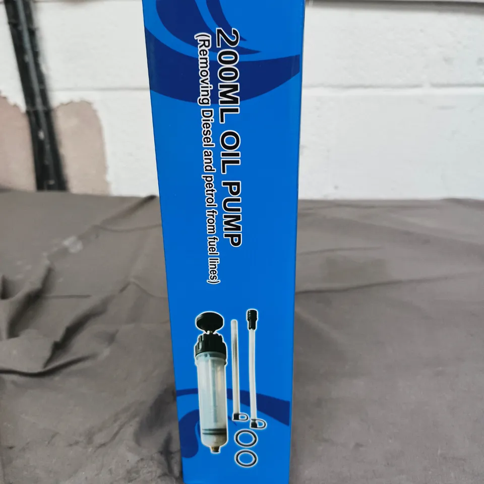 200ML OIL PUMP FOR REMOVING DIESEL & PETROL FROM FUEL LINES