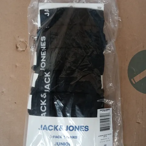 BAGGED JACK & JONES 5-PACK TRUNKS - JUNIOR SIZE 12 YEARS