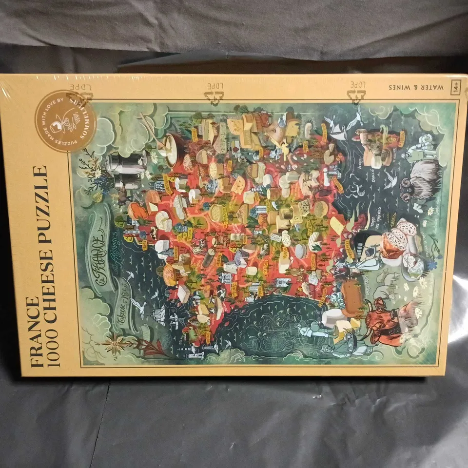 SEALED FRANCE 1000-PIECE CHEESE PUZZLE