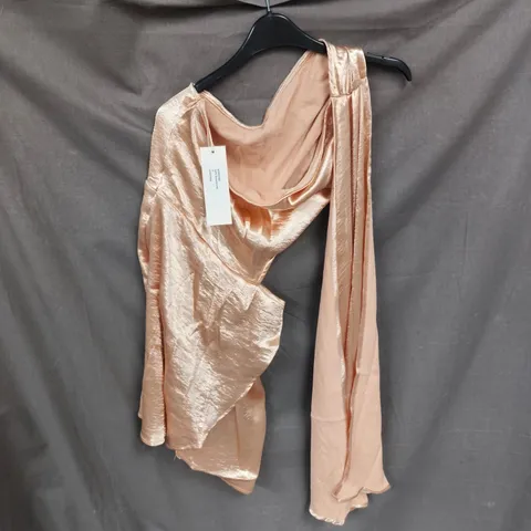 BOX OF APPROXIMATELY 30 URBAN BLISS CHAMPAGNE CAPE SLEEVE DRESS - SIZES 8 / 10 / 12