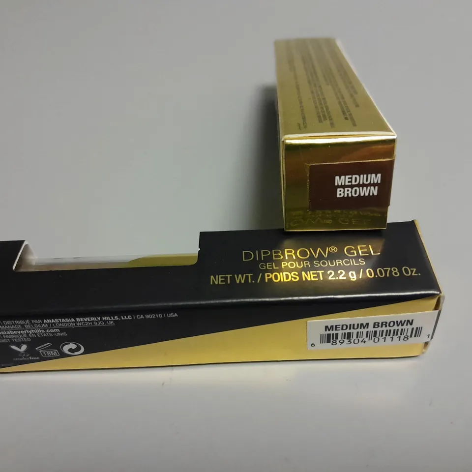 LARGE QUANTITY OF ANASTASIA DIP BROW GEL 2.2G IN MEDIUM BROWN