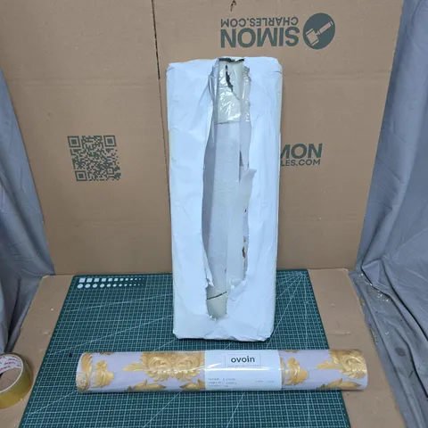 3X OVOIN WALLPAPER ROLL – HOME DECORATION IDEAS, PATTERN E36PICO, 0.53M X 10M