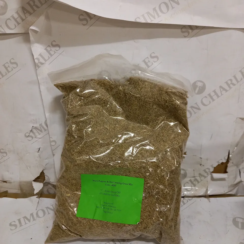 MULTI PURPOSE & HARD-WEARING GRASS SEED MIX BACK LAWN 1KG
