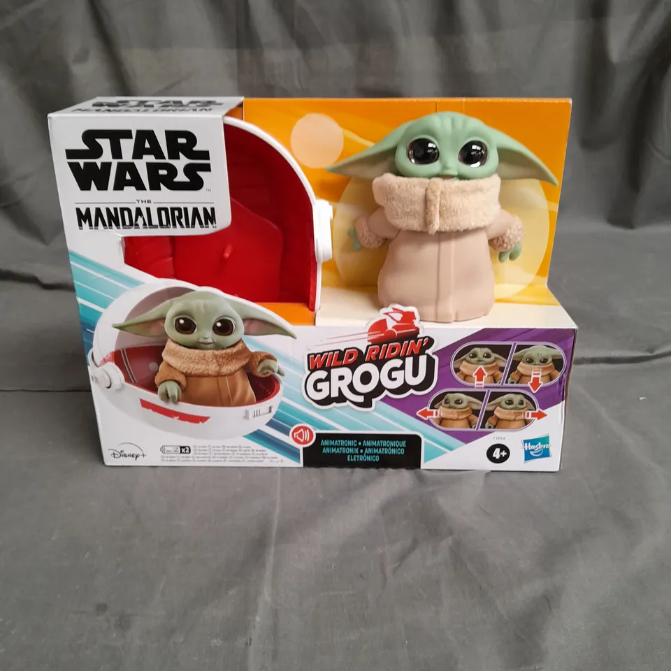 BOXED STAR WARS THE MANDALORIAN WILD RIDIN GROGU