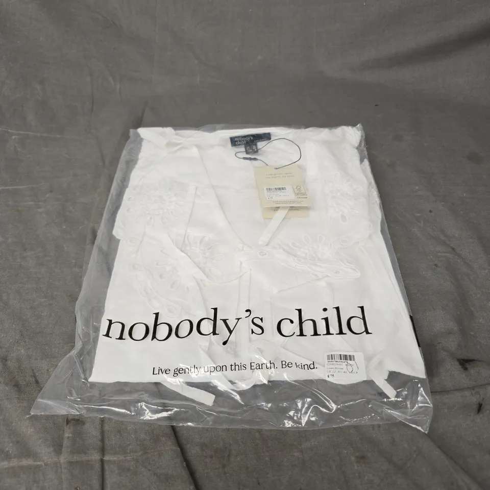 NOBODY'S CHILD LUAM BLOUSE IN WHITE SIZE 12