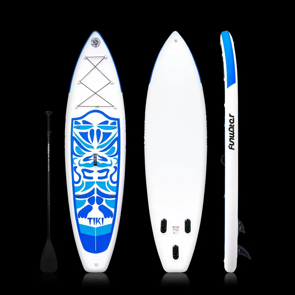 BOXED TIKI 10'6" INFLATABLE PADDLE BOARD ACCESSORIES MAY BE MISSING
