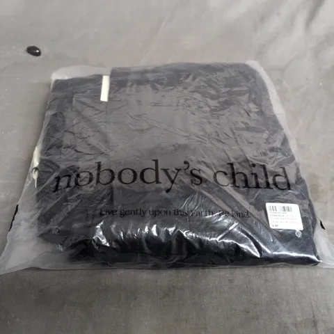 BAGGED NOBODYS CHILD TILLIE MINI PINTUCK MINI DRESS – BLACK, UK 10