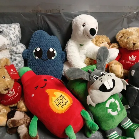 LOT OF 16 ASSORTED PLUSHIES