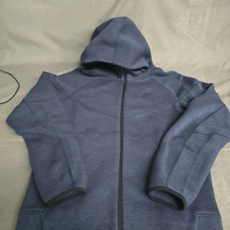 NIKE DARK BLUE TECH FLEECE JACKET SIZE S 