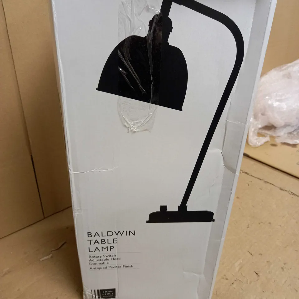 JOHN LEWIS BALDWIN TABLE LAMP 