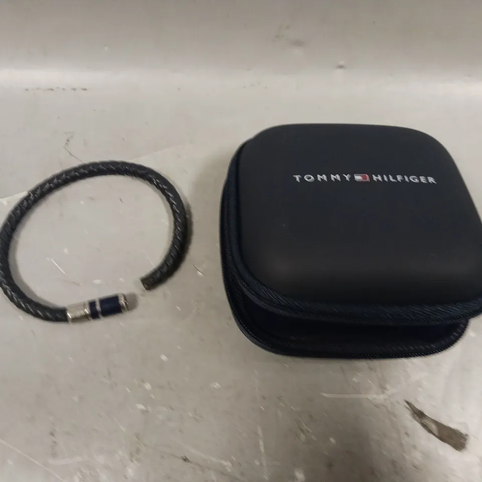 TOMMY HILFIGER NAVY MENS BRACELET 