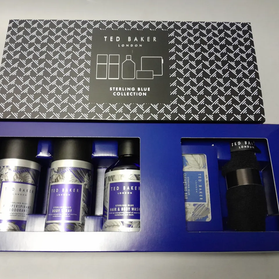 BOXED TED BAKER STERLING BLUE COLLECTION