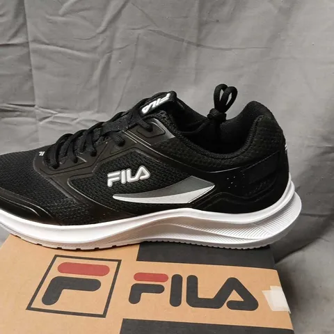 FILA BLACK MESH TRAINERS – MEN'S UK 10 (US 11)